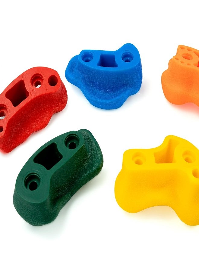Cheardia 25 Pack Rock Climbing Holds for Adults, Multi-Colored Rock Wall Holds Grips with Mounting Hardware and Knotted Rope for Indoor and Outdoor - Image 5