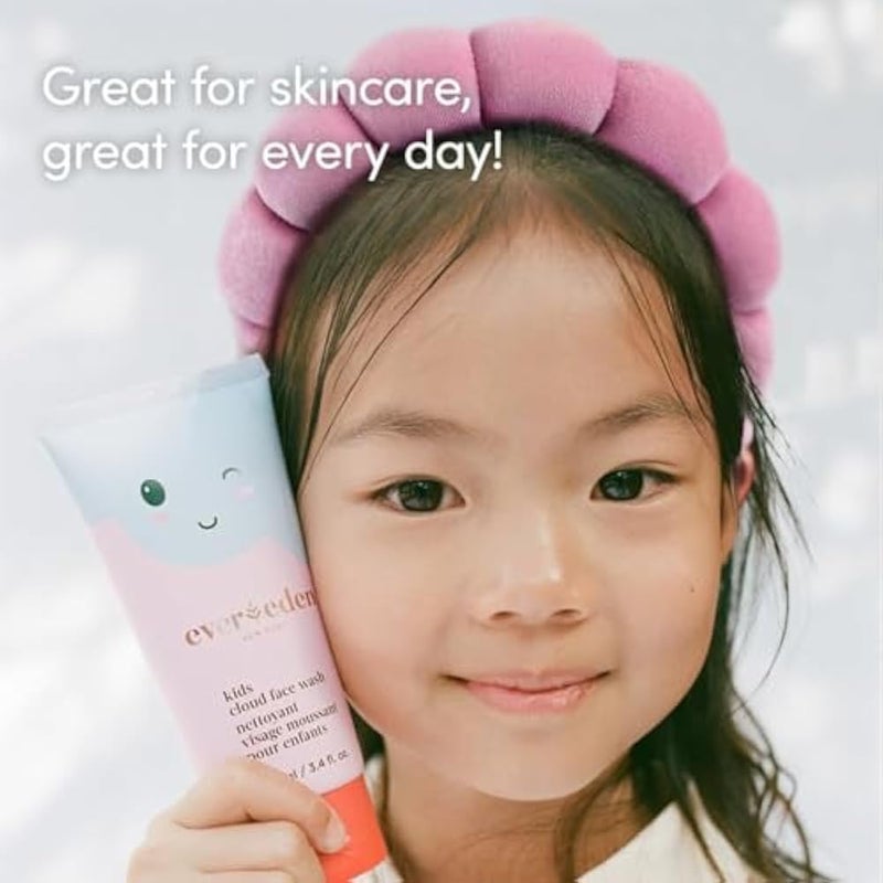 Sponge Headband Skin Care Soft Sponge Headband for Washing Face Makeup Removing Face Mask Pink One Size - Image 2