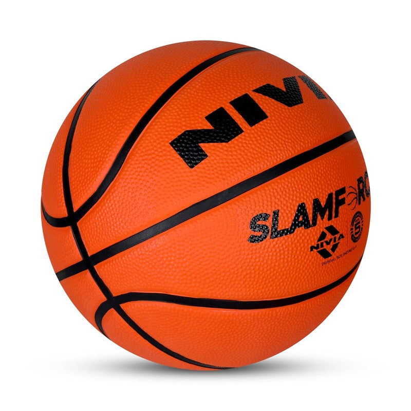 Nivia Slamforce Encounter Basketball (Size 5) Cushioned Durable Rubber Indoor and Outdoor Play - Image 3
