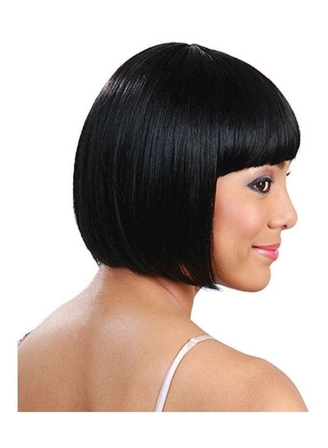 نيبمينينت شعر مستعار تشي ليو قصير وقابل للتموج للنساء أسود - Image 3