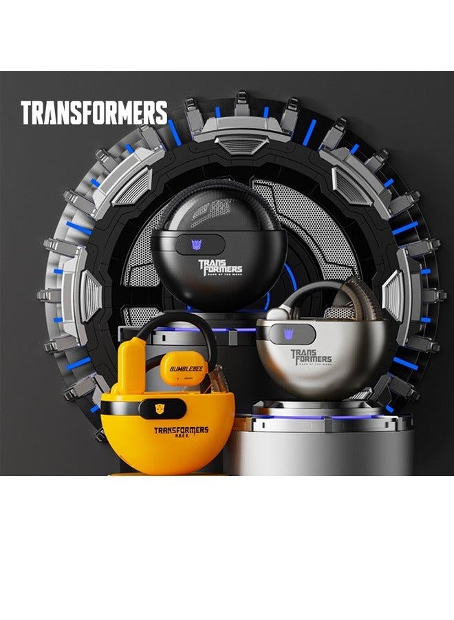 Transformers TF-T09 Wireless Bluetooth Earbuds Gaming Headphones Long Battery Life Headset Low Latency HIFI Stereo Sound with Music Noise Cancellation Calls Grey - Image 5