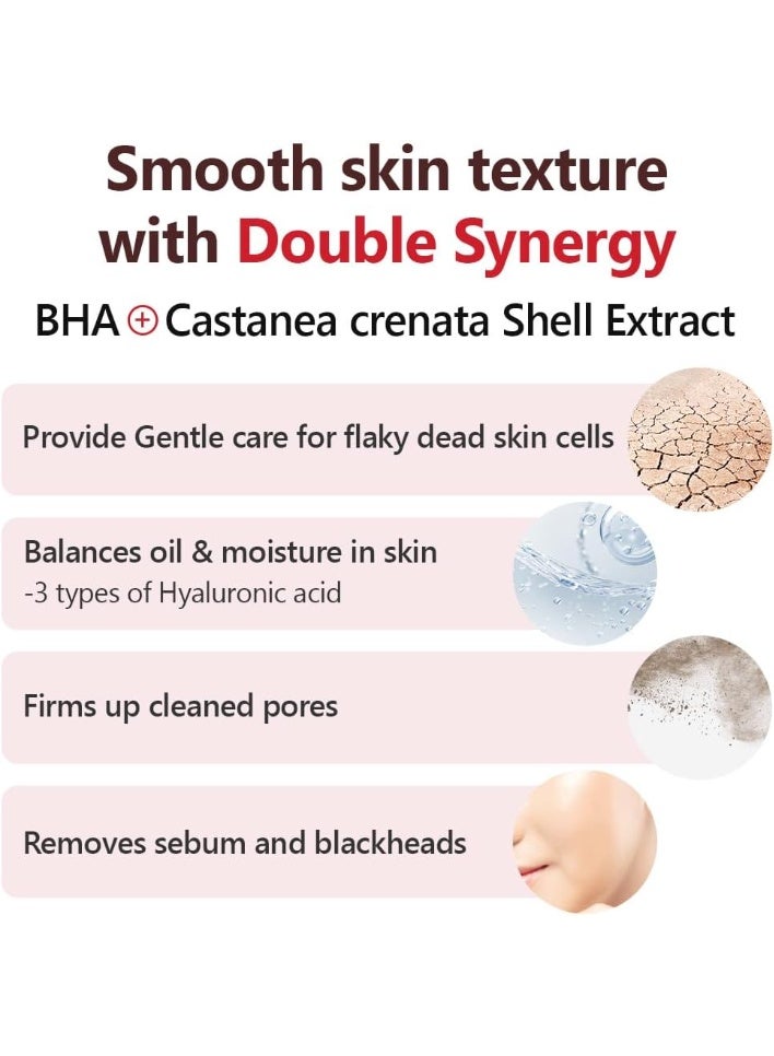 IsNtree Chestnut BHA 2% Clear Liquid 100ml 3.38 fl oz dual care for pores with BHA and Chestnut Shell - Image 5