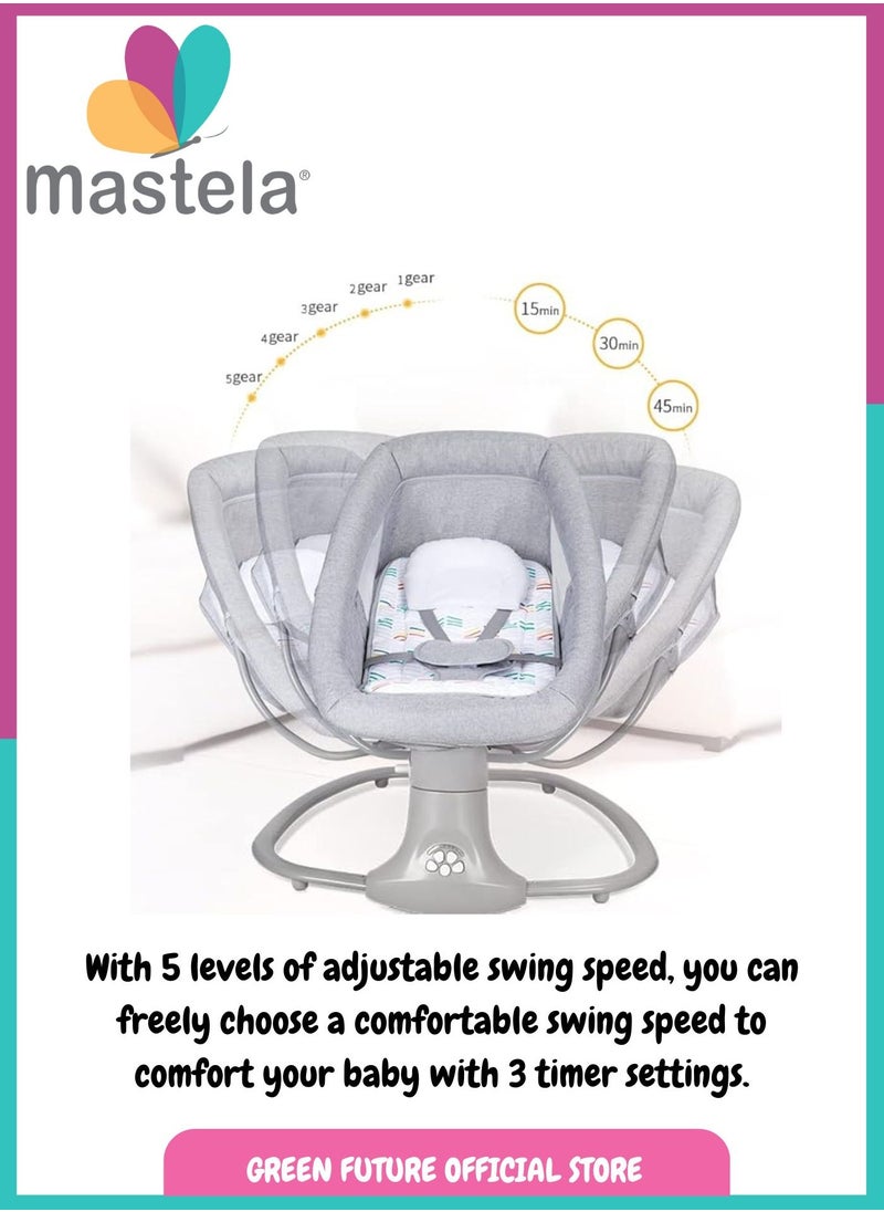 Baby Bassinet And Cradle Swing Bed 3-In-1 Multi-Functional with Canopy and Mosquito Net - Grey for Newborn Comfort and Safety - pzsku/ZE38C69A01C1A05C5A995Z/45/_/1727984733/b8e30370-67ad-4e06-b056-b43bf5baf398