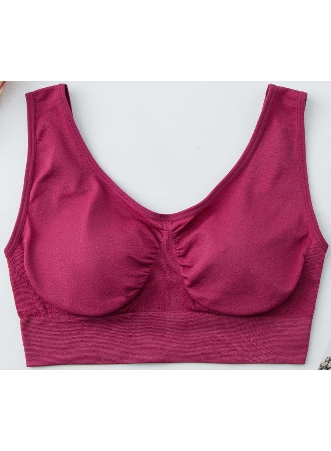 Hiking Gril Women's Comfort Wirefree Bralette Unpadded Sleep Yoga Bra 9pk XXL - Image 5