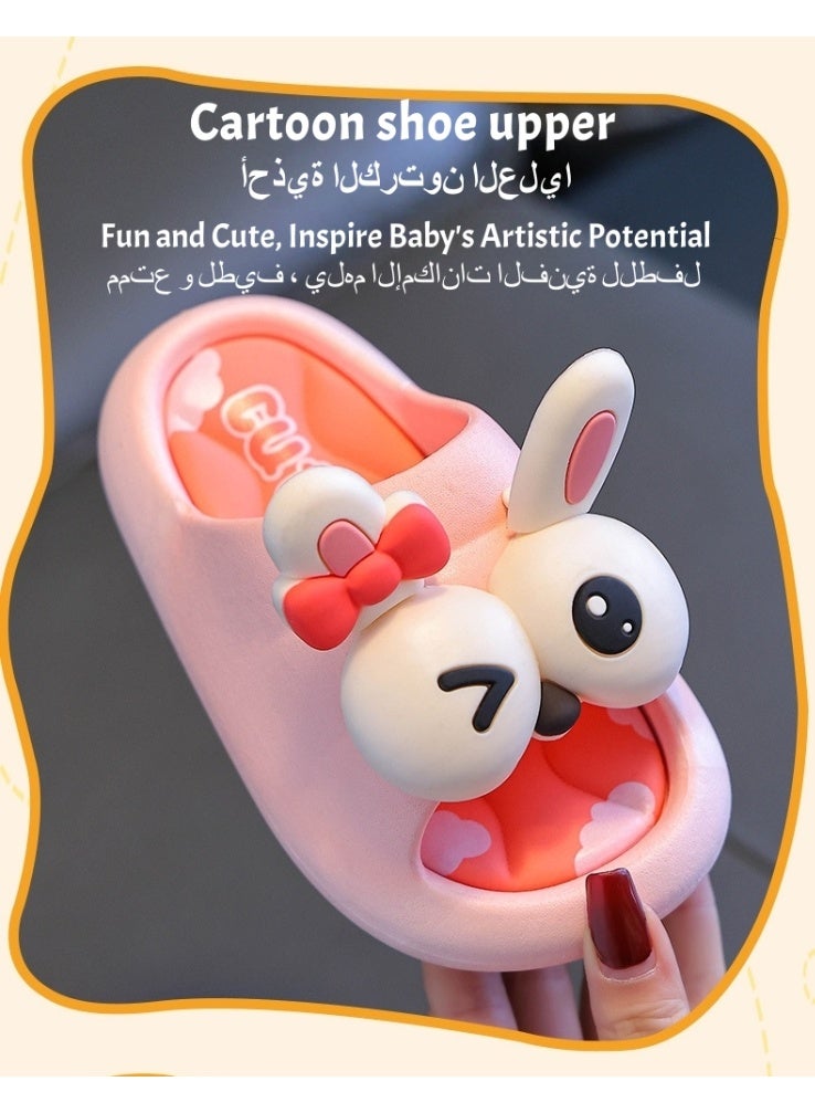 بينكساما حذاء الأطفال كرتون داخلي مضاد للانزلاق حمام حذاء دش - Image 3