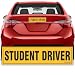 TOTOMO Student Driver Magnet for Car Large 12x3 Magnetic Reflective Vehicle Safety Sign for New Rookie Learner Drivers Removable Bumper Sticker Please Be Patient - Image 2