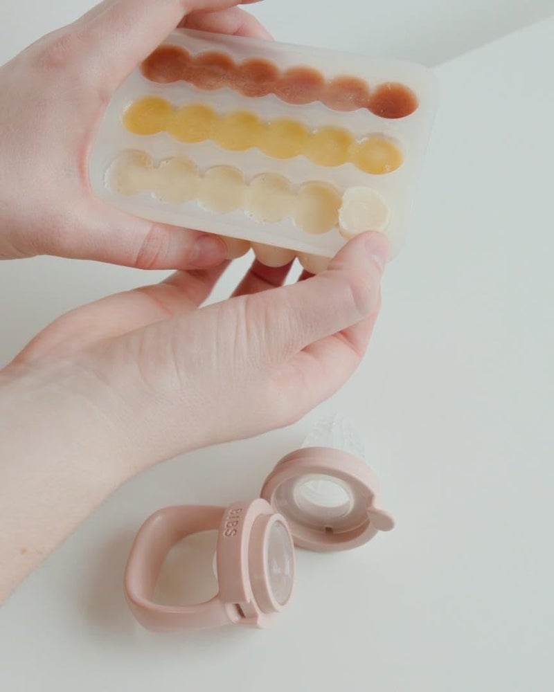 BIBS Baby Food Freezer Tray - Ivory Silicone - Image 4