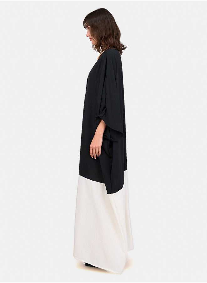 Clue Dual-Tone Tencel Abaya  - Image 1