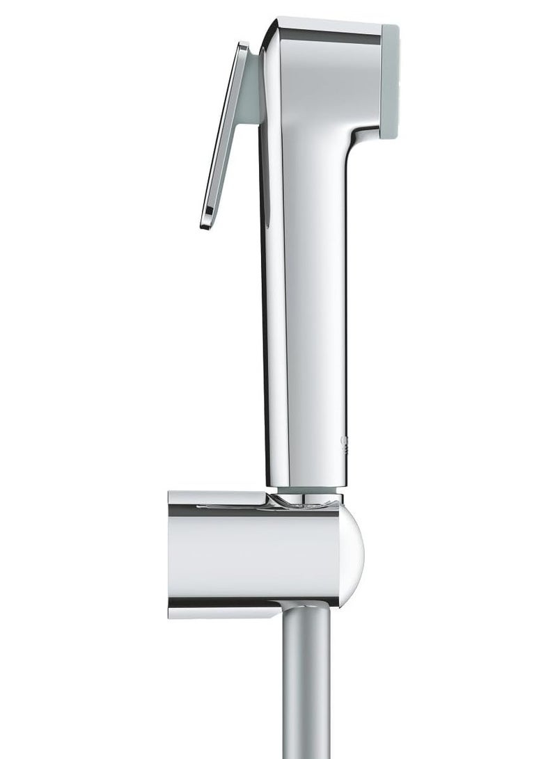 Grohe مجموعة حامل الحائط مع رشاش تيمبيستا-ف 30 | مع تحكم في الرشاش اليدوي / حامل دش حائطي / خرطوم دش خالي من الالتواء 1250 مم | نظام مضاد لتراكم الكلس | سهل التنظيف | كروم | 27513001 - Image 2