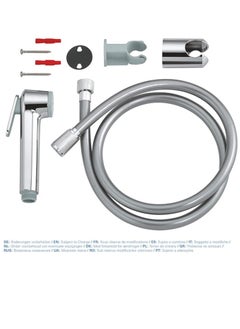 Grohe Tempesta-F Trigger Spray 30 Wall Holder Set | With Trigger Control Hand Shower / Wall Shower Holder / TwistFree Shower Hose 1250mm | Anti-Limescale System | Easy to Clean | Chrome | 27513001  - Image 5