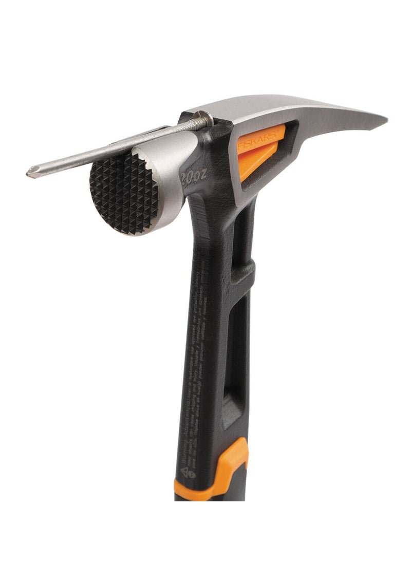 Fiskars Fiskars IsoCore framing hammer XXL 22oz 16 milled 1020216  - Image 4