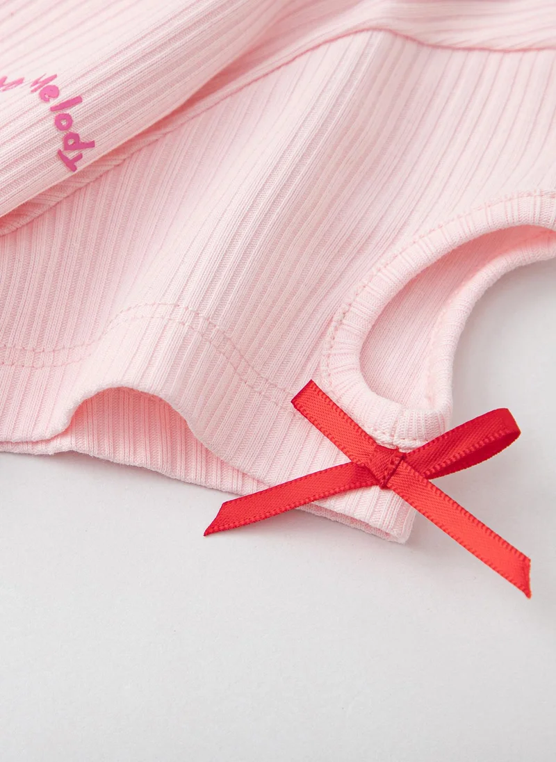 Balabala Pink Toddler Girls Round v-neck short-sleeved T-shirt for Women | Best Price UAE