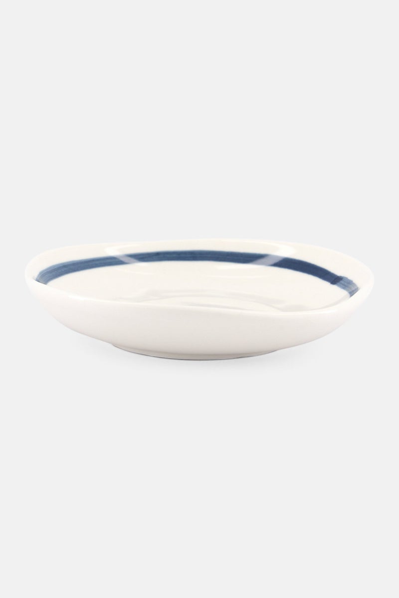 Muy Mucho Ceramic Soap Holder, White  - Image 1