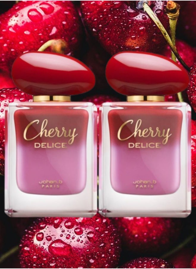 johan.b 2 Pieces Cheery Delic Perfume For Women 85ml EDP  - Image 1