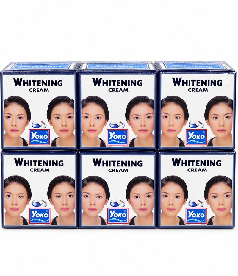 YOKO 6 -Pieces Skin Whitening Cream 6X4G - Image 1