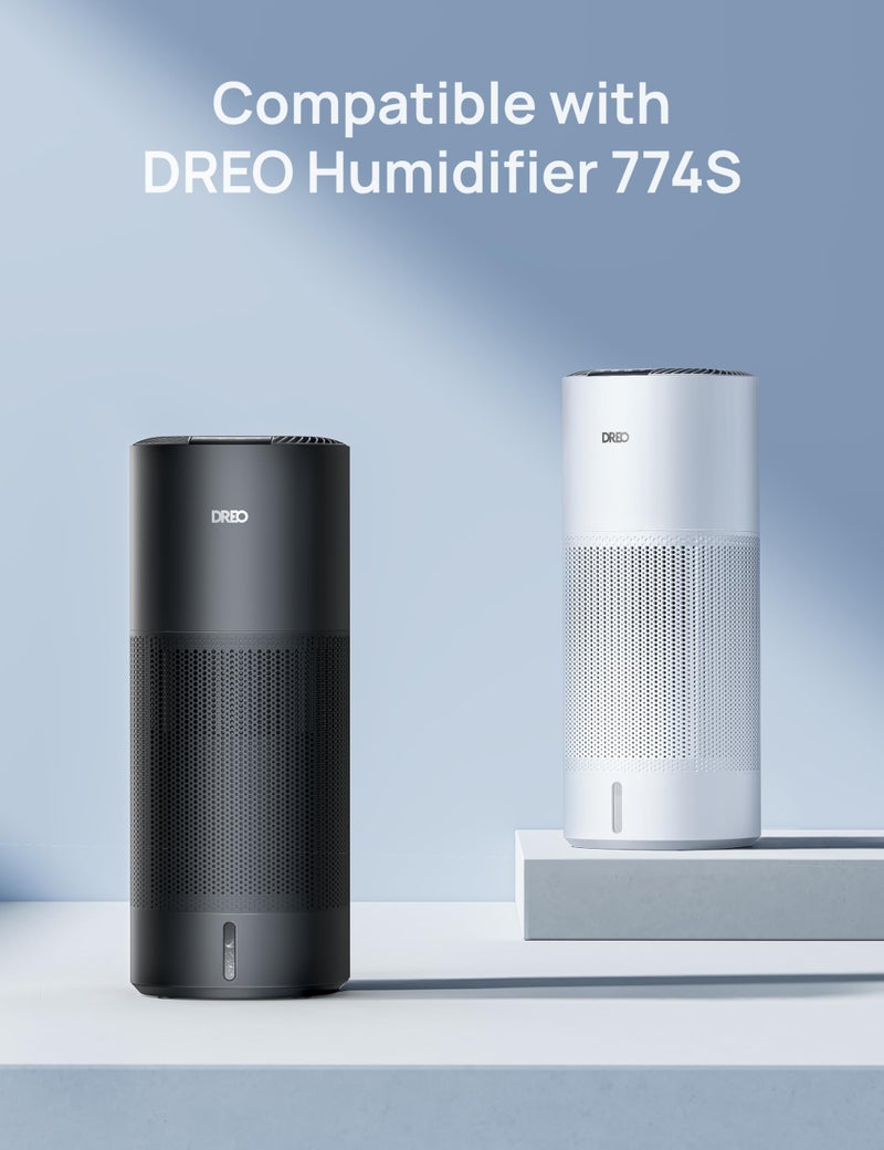 DREO Scale-inhibitor Cartridge 3-Pack for Evaporative Humidifier, Compatible with DREO Humidifier 774S, Improve Water Quality, Healthier Mist Output, Eliminate White Dust, Easy to Clean, Replaceable - Image 2