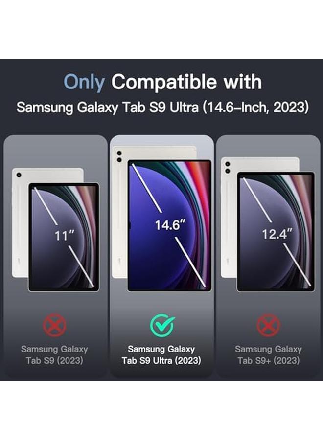 Jetech Clear Case For Samsung Galaxy Tab S9 Ultra 14.6 Inch Anti Yellowing Transparent Shockproof Slim Tablet Cover With Hard Pc Back And Soft Tpu Bumper Support S Pen Wireless Charging Clear - Image 2