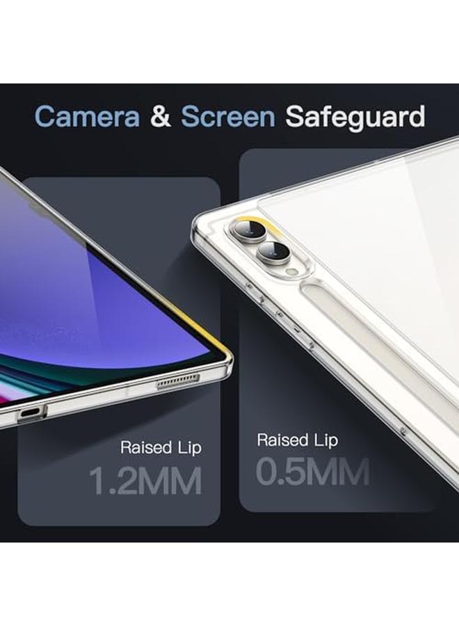 Jetech Clear Case For Samsung Galaxy Tab S9 Ultra 14.6 Inch Anti Yellowing Transparent Shockproof Slim Tablet Cover With Hard Pc Back And Soft Tpu Bumper Support S Pen Wireless Charging Clear - Image 4