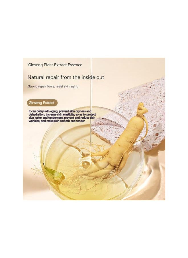 Ginseng Extract Liquid, Ginseng Polypeptide Anti-Ageing Essence, Ginseng Gold Polypeptide Anti-Ageing Essence, Ginseng Serum, for Tightening Sagging Skin Reduce Fine Lines (2Pcs)