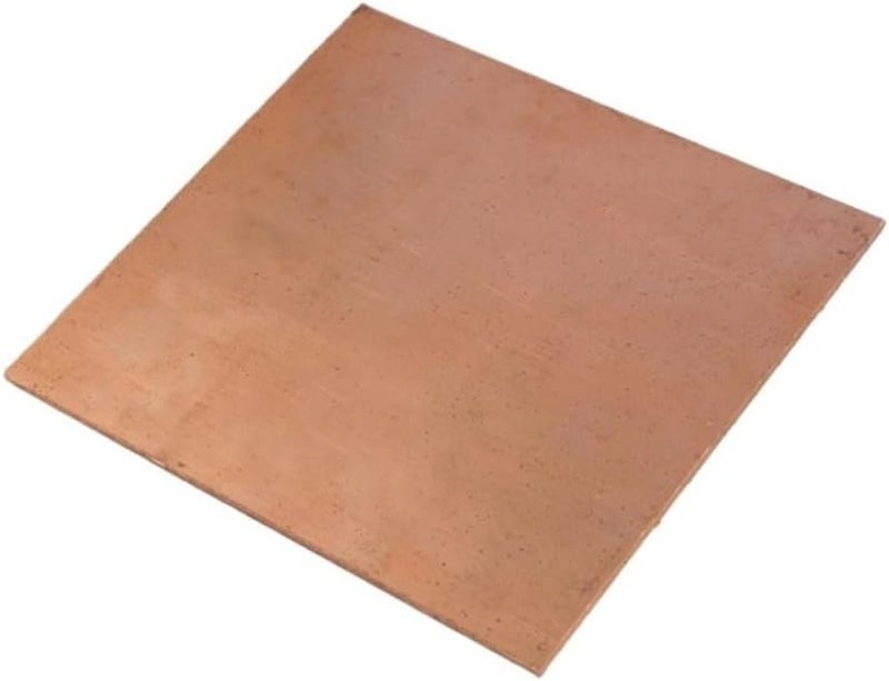 صفيحة نحاسية نقية 200x200x0.6 مم قابلة للثني، رقيقة صلبة ناعمة - Image 1