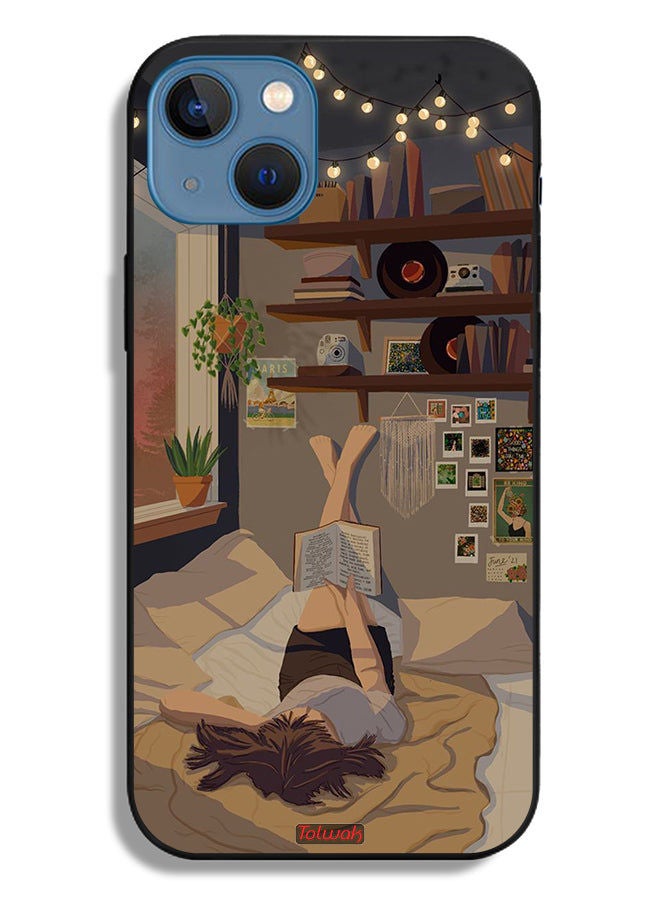 Tolwak Apple iPhone 13 Protective Case Studying Art - Image 2