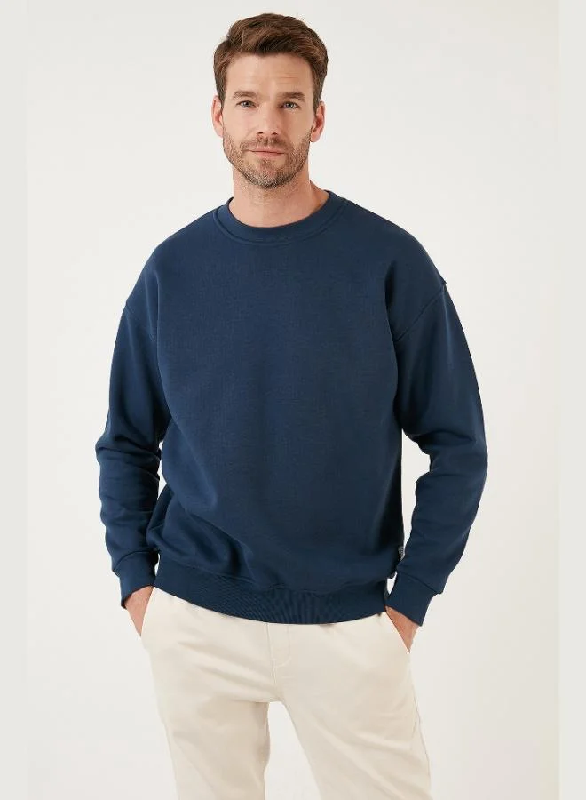 Buratti Buratti Regular Fit Crew Neck Fleece Lined 2-Pack Men's Sweatshirt 5905255S2