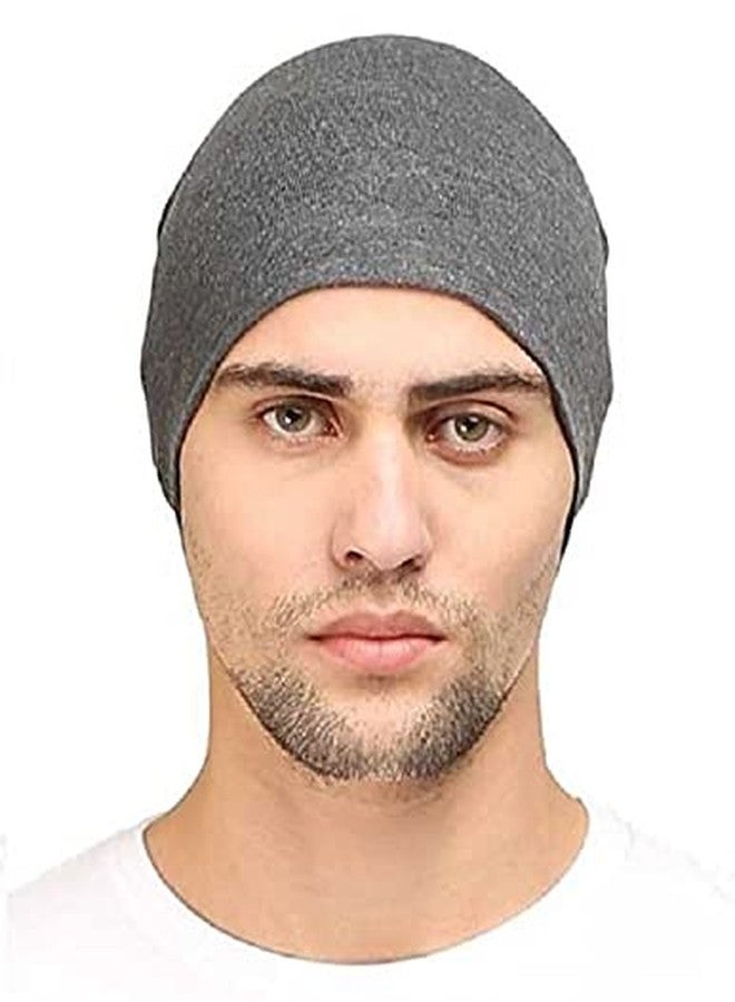 ATABZ Combo Black Grey Cotton Skull caps Under Helmet Head wear - Image 2