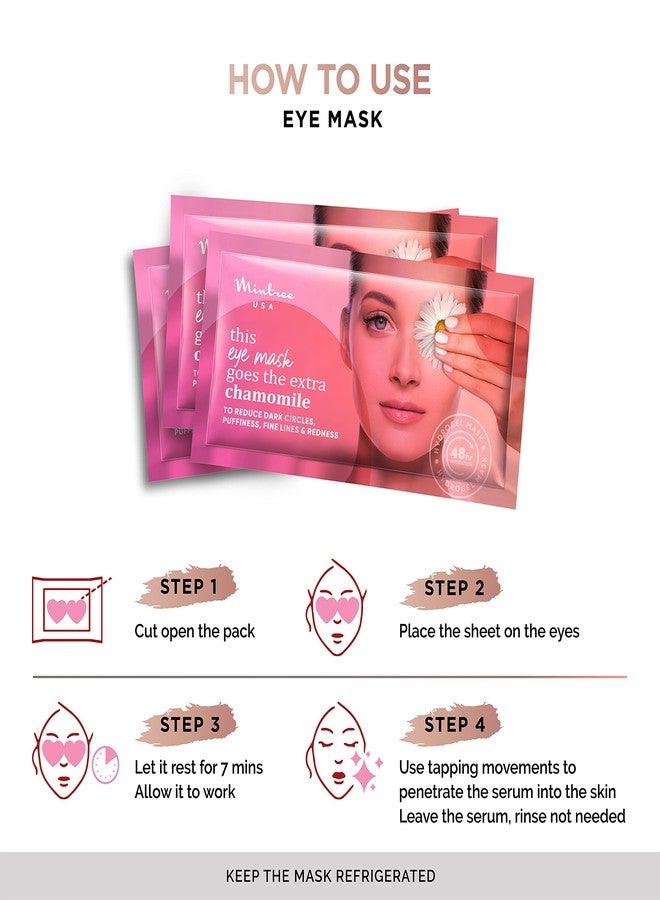 Mintree Usa Rejuvenating Under Eye Pack (Pack Of 2) - Visibly Reduce Dark Circles, Puffiness & Fine Lines For A Brighter, Youthful Look | Eye Patch For Wrinkles | Cooling Eye Pack | Soothing - Image 5