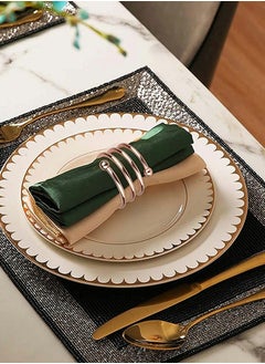 Excefore 8-Piece Set Napkin Ring Table Setting Suitable for Casual or Formal  - Image 4