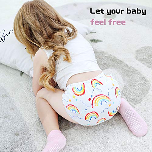 Max Shape Potty Training Pants Girls 2T,3T,4T,Toddler Training Underwear for Baby Girls 4 Pack White 2T - Image 2