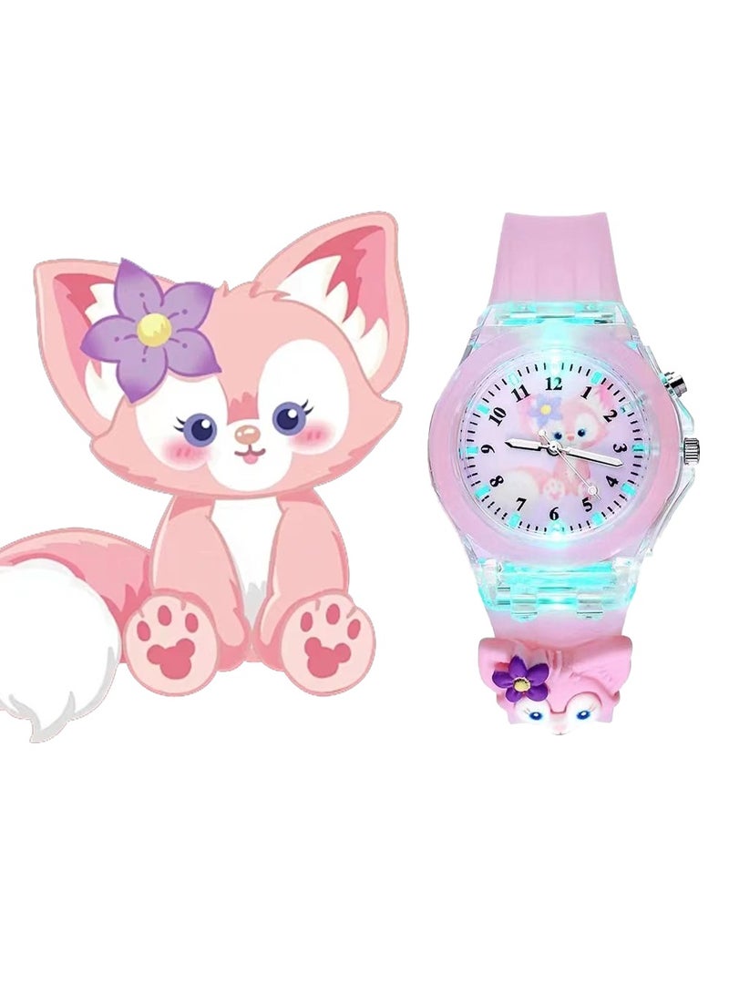 2 Pcs Kids Watches,3D Lovely Cartoon Digital Sport Watch Silicone Wristwatches Best Gift for 3-11 Year Old Girls Boys,Time Teaching Easy to Read Time Clearly at Night  - Image 2