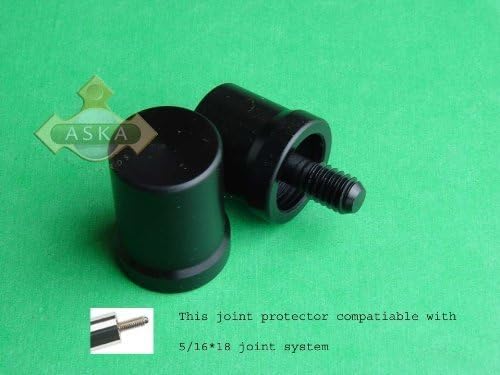 Aska Joint Protectors for Pool Cue Stick, Comes As a Set - Protect Shaft and Butt, Protect Your Cue Stick (5/16x18) - Image 2