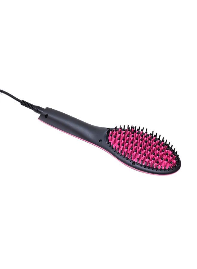 SONASHI Simply Straight Hair Brush  Hair Straightening Comb with LCD Display  With Temperature Control Adjustable Upto 230  Durable Construction For Longlasting Performance   SHS-2062B Pink/Black - Image 2