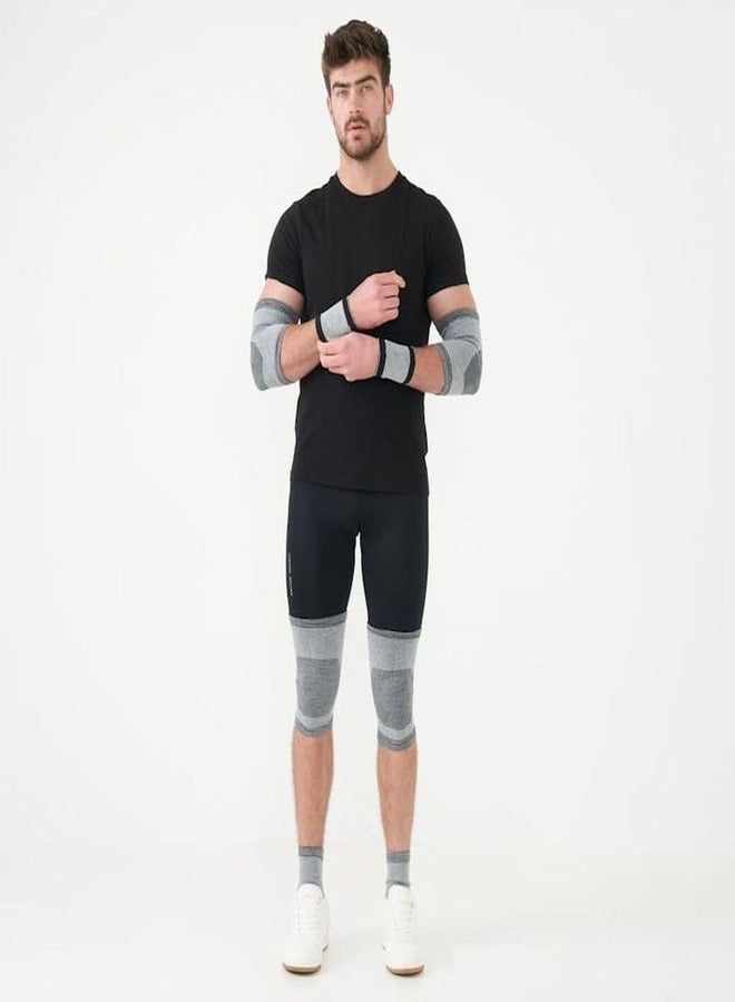 لورديكس مجموعة معدات الحماية، واقي الذراع، واقي المعصم، وسادات الركبة، واقي الكاحل، مجموعة تروس للتمرين، صالة الألعاب الرياضية، 8 قطع - Image 3