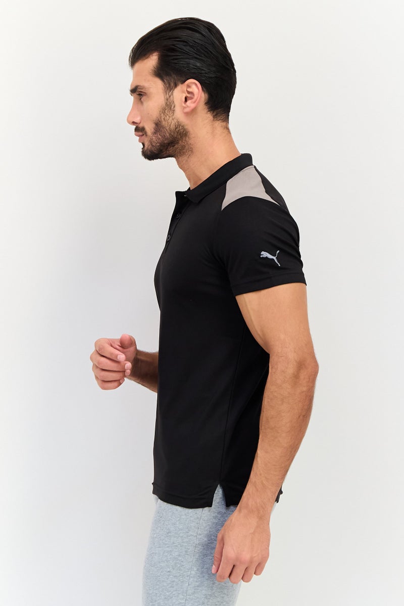 PUMA Men Sportswear Fit Short Sleeves Outdoor Polo Shirt, Black - Image 2