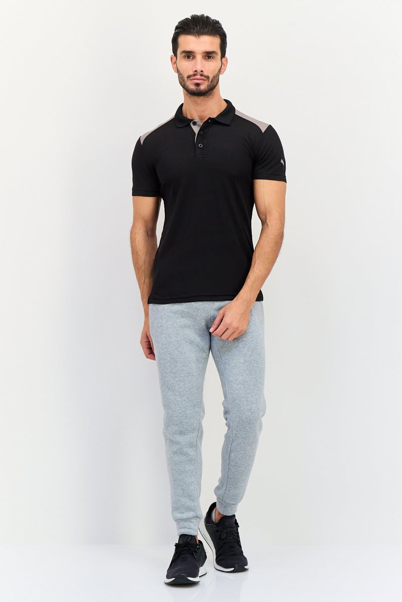 PUMA Men Sportswear Fit Short Sleeves Outdoor Polo Shirt, Black - Image 4