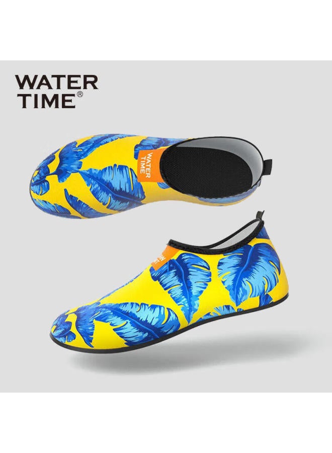 Watertime/shuichuan Diving Quick-drying Non-slip Beach Snorkeling Shoes, Seaside Stream Tracing Socks, Wading Shoes, Diving Equipment, Yellow, Xxl - Image 1