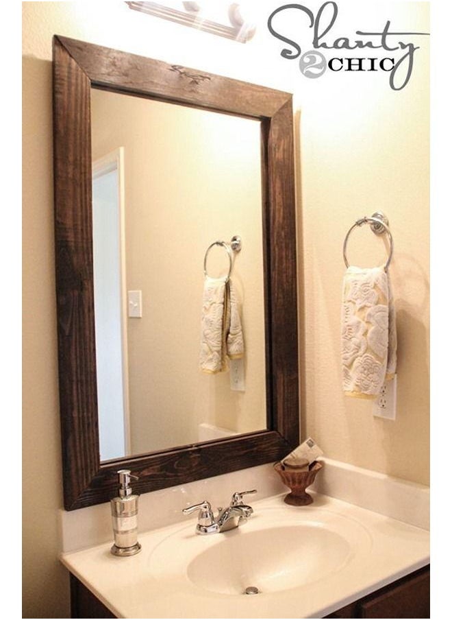 Art Wood wall mirror 