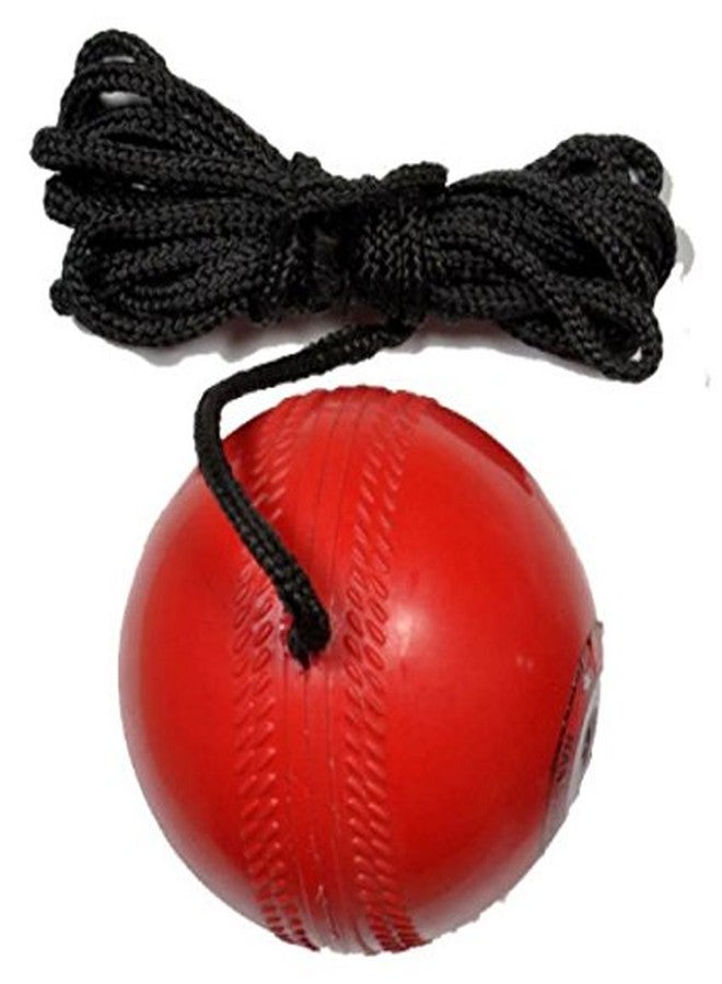 Tima Hanging Rubber Cricket Practice Ball, Standard (Red) - Image 4