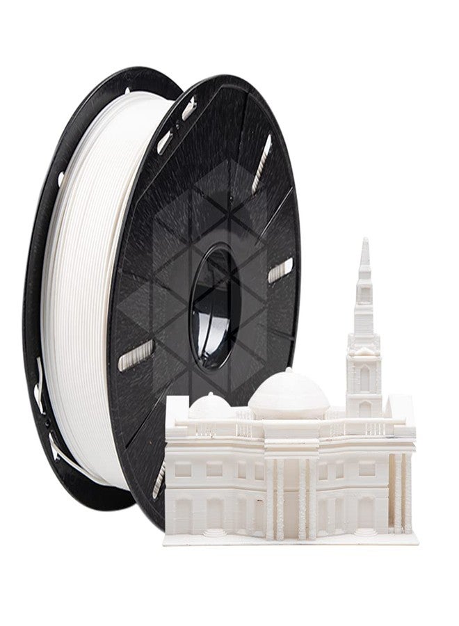 Tesseract Premium PLA + 1.75mm 3D Printing Filament | Dimensional Accuracy +/- 0.03mm | Compatible with Most FDM Printers | 1 KG 3D Printer Filament - PLA Silk White (Quantity 1) - Image 4