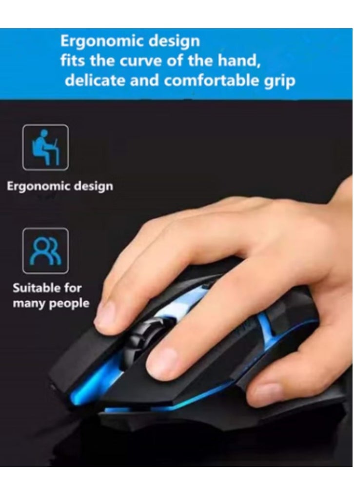 JEQANG JM530 Jeqang Pro Gaming Mouse – Ergonomic Grip, Fast Response, and LED Glow  - Image 3