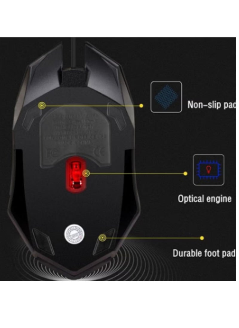JEQANG JM530 Jeqang Pro Gaming Mouse – Ergonomic Grip, Fast Response, and LED Glow  - Image 4