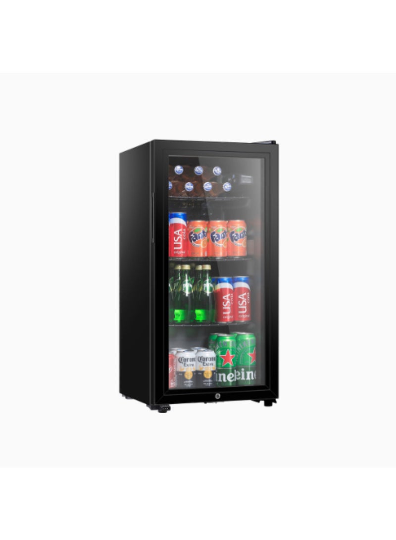 Star Home Mini Bar Refrigerator 73 L Black Glass - Image 3