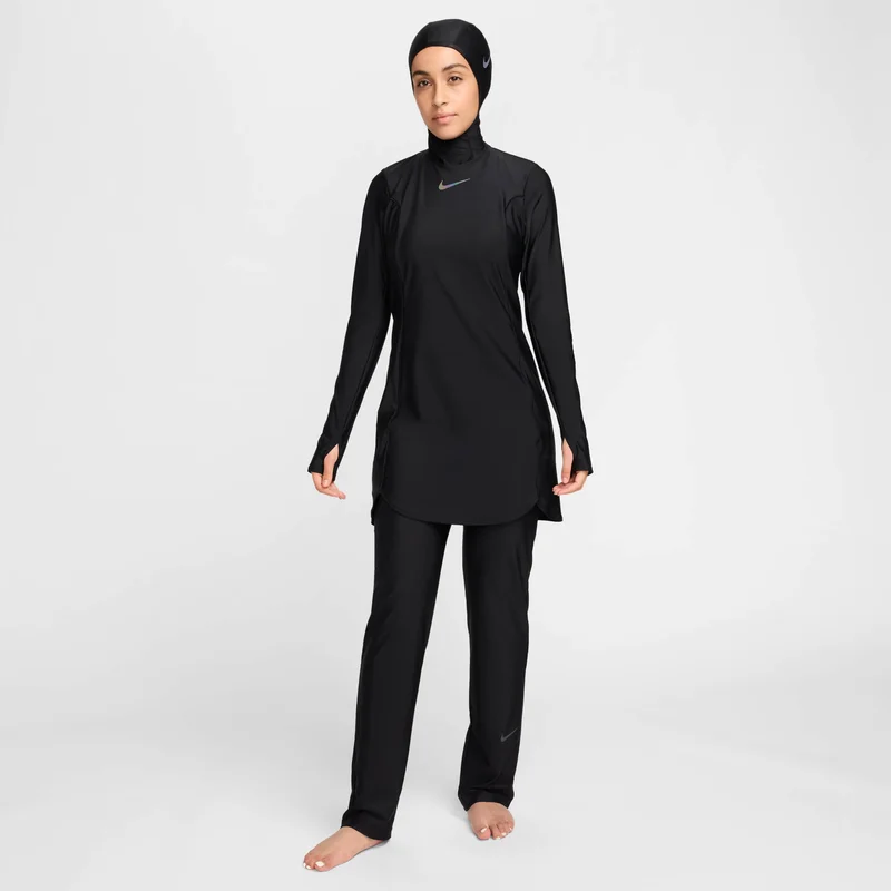 Nike black Women's Swim Victory Straight Leggings for Women | Best Price UAE