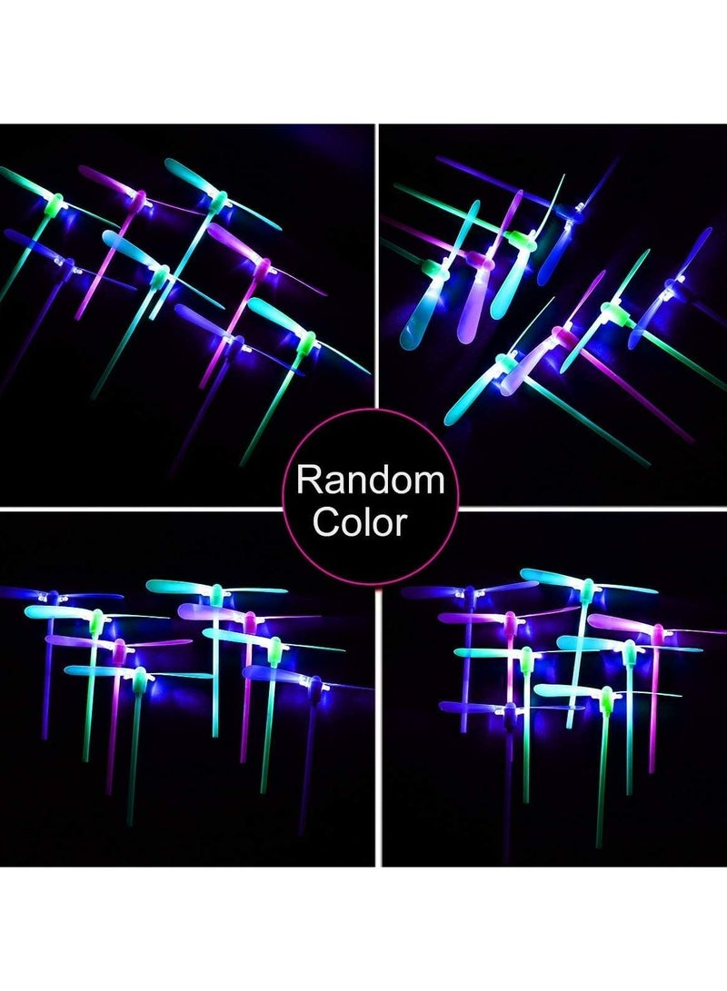 Helicopter Flying Toys, 25Pcs Luminous Bamboo Dragonfly, Dragonflies for Kids, Dragonfly Shaped Outdoor Toy Kids Party Gift - Image 5