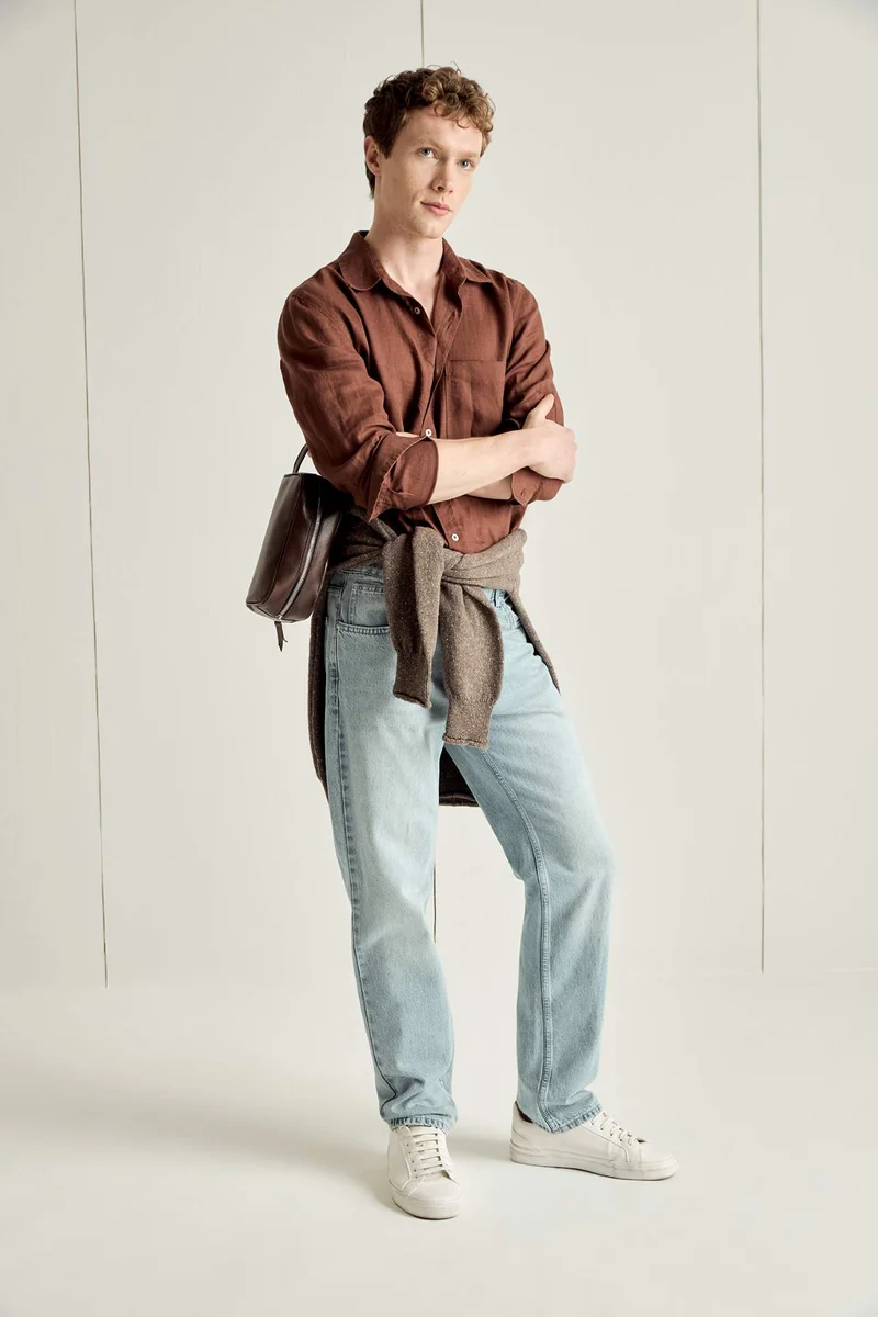 ديفاكتو 100% Linen Shirt