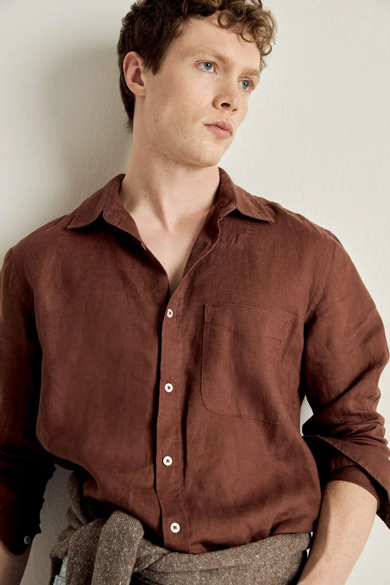ديفاكتو 100% Linen Shirt
