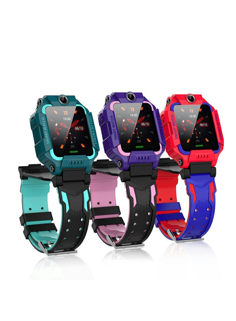 Kids Smartwatch,Touch Screen Toddler Watch with Real Time Location,Photo Capture Watch to Keep Kids Safe for Girls and Boys Purple - Image 4