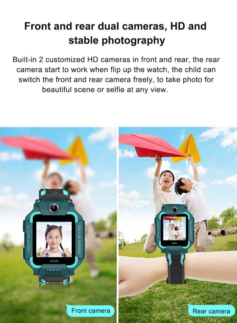 Kids Smartwatch,Touch Screen Toddler Watch with Real Time Location,Photo Capture Watch to Keep Kids Safe for Girls and Boys Purple - Image 5