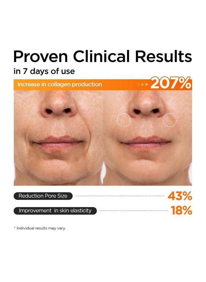 P.CALM P.CALM Retinolagen Ampoule 30ml | Pore Tightening Korean Glass Skin Serum for Retinol Bigginer with Micro Dosing Retinal, Vegan Hydrolyzed Collagen, Bakuchiol, PHA | Vegan Korean Skincare  - Image 3